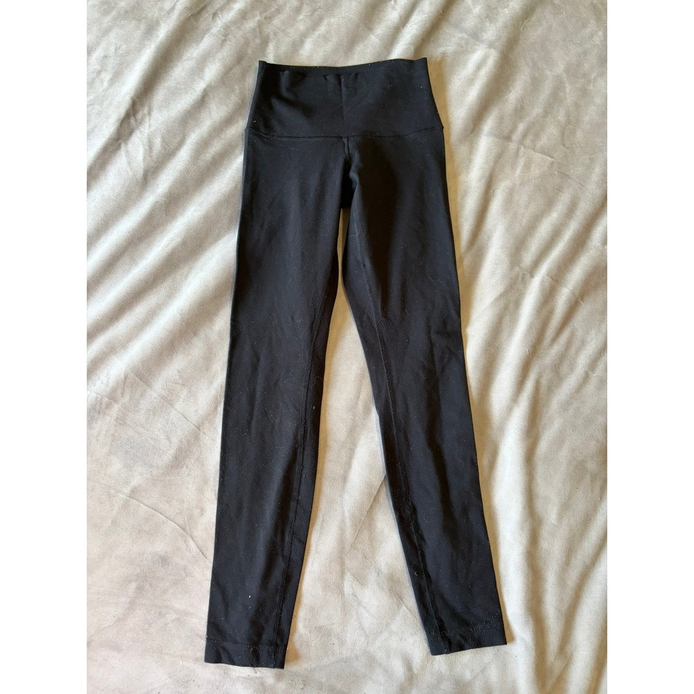 Lululemon High Rise Black Athletic Yoga Leggings 28 Inseam